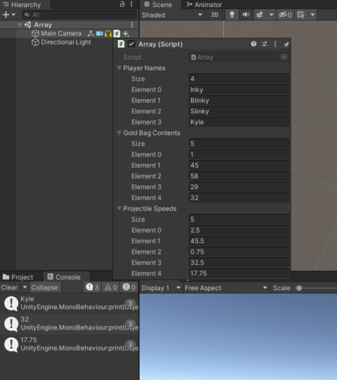 Array Mania: How To Use Arrays In Unity – GIGATANK3000